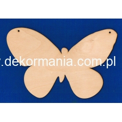 Motyl 24x16cm , motyl z dwoma otworami 24x16cm , sklejka